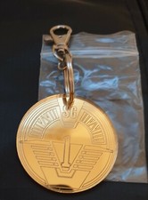Stargate Sg1 logo lazer cut mirror finish gold Keyring 