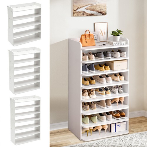 Wooden shoe rack tall storage - shoe,