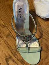 FAITH jewelled leather evening stiletto size 6 NEW