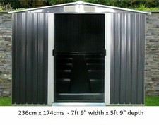 Metal Garden Shed 6 X 4, 8 X
