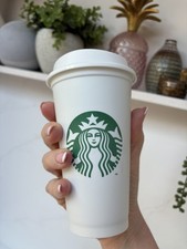 Starbucks White Travel Cup