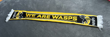 WASPS RUGBY SCARF - WE ARE WASPS - Black (Free P+P)