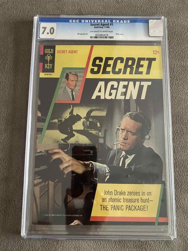 Secret agent gold key - agent,