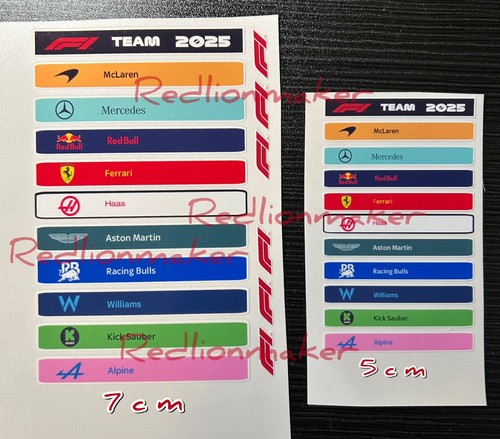 Formula 2025 teams - 2025,