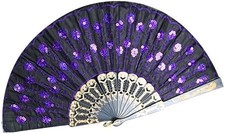 Spanish Lace Silk Folding Hand