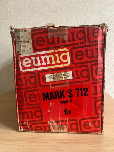 Vintage eumig mark - s, 8mm
