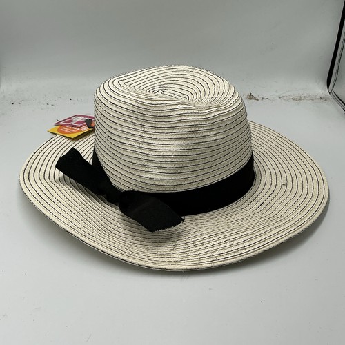 Nwt broner straw boater hat - nwt,