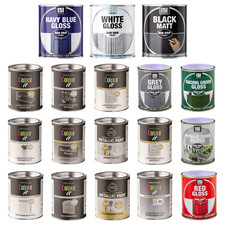 All Purpose Interior Exterior Use Quick Dry High Build Non Drip Paint Tin 300ml