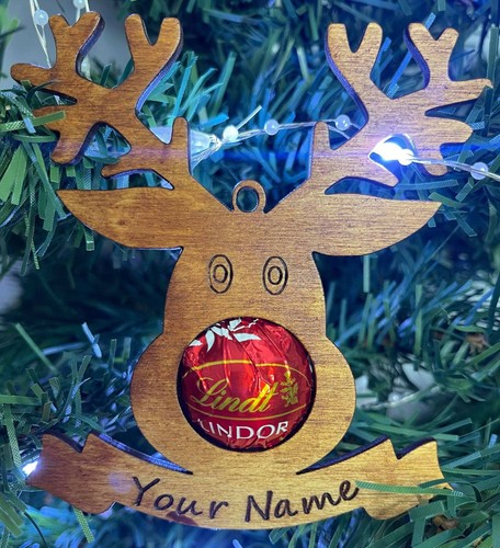 Reindeer christmas tree bauble - tree,