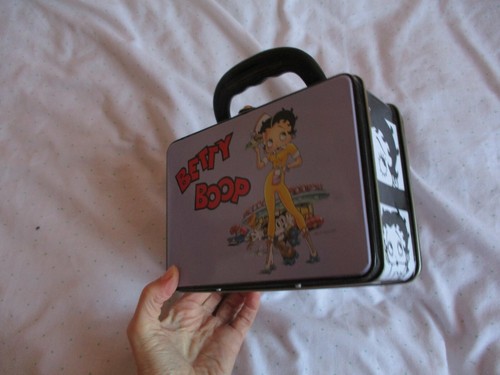 Pink black betty boop tin - pink, case