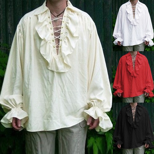 2023 retro men gothic shirt - retro,