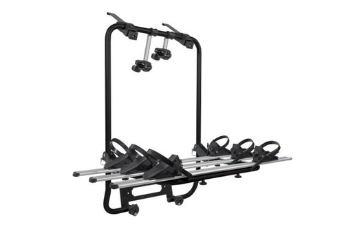 Bike rack trunk tailgate - on, /