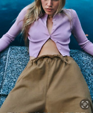 NWOT ZARA lilac purple ribbed