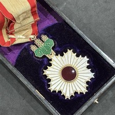 0619a WWII JAPANESE Order of the Rising Sun 3TH CLASS ORIGINAL MEDAL w/Box