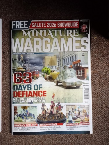Miniature wargames magazine - miniature,