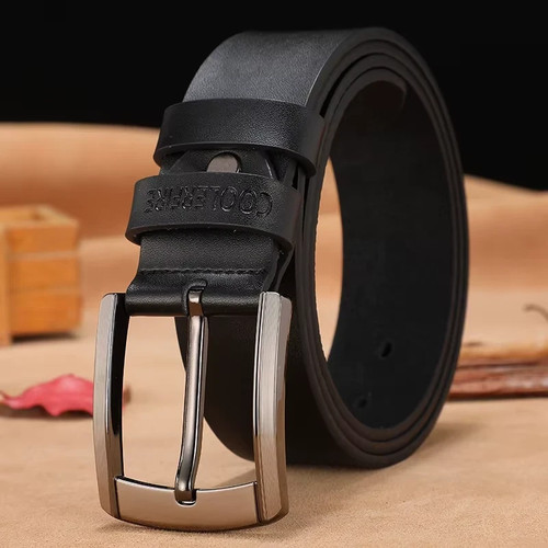 Men genuine leather belt - genuine,