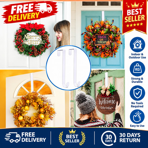 2pcs floral wreath hanger - 2pcs,