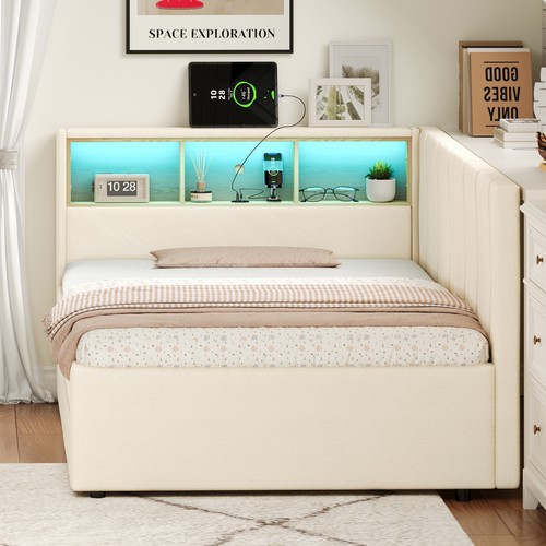Day bed 3ft upholstered single - bed,