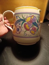 Large Poole Pottery Traditional Ware Jug. Truda Carter Design