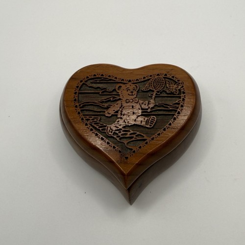 Vtg lasercraft wooden teddy - vtg,