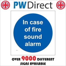 SIGN In case of fire sound