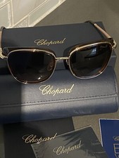CHOPARD SCHD40S GOLD BROWN LENSES 56 19 135 WOMENS SUNGLASSES NEW