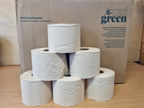Uni green bamboo toilet paper - bamboo,