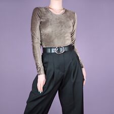 VINTAGE 80s 90s Beige Green