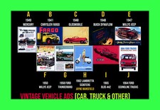 Vintage Car Truck & Vehicle