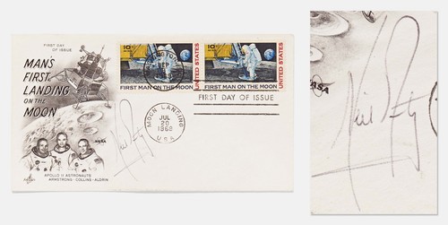 Neil armstrong signed apollo - neil,