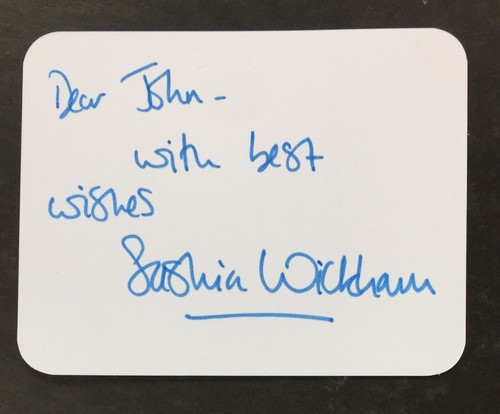 Saskia wickham signed - wickham,