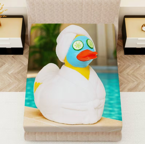 Cartoon rubber duck fitted - 14.cartoon,