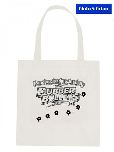 10cc rubber bullets tote - rubber, bag