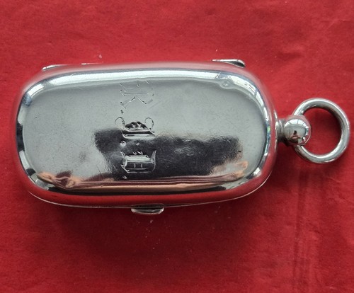 Antique sterling silver double - sterling,