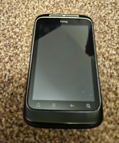 Htc wildfire black - wildfire, orange