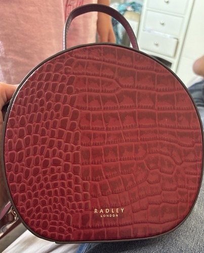 Radley burgundy croc embossed - croc,