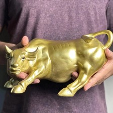 Bull Figurine Resin Statue –