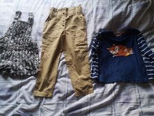 Girls 5-6 RIVER ISLAND trousers PICCALILLY pj Top MATALAN Short denim Dungarees 