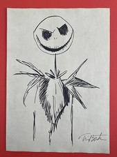 Tim Burton Drawing on paper