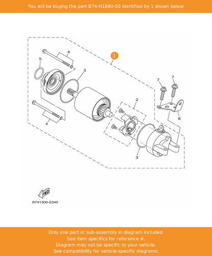 Yamaha motor assy - motor,