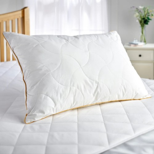 Luxury quilted wool pillow - wool,