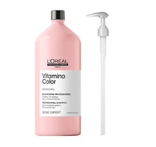 L'Oreal Loreal Serie Expert Vitamino Color Shampoo 1500ml + Free Pump