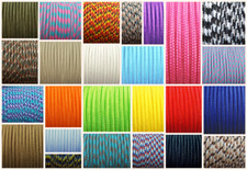 2mm Paracord Micro Cord Bushcraft Survival Lanyard Rope Prepper Bracelet Craft 