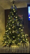 7ft Green Pre Lit Christmas Tree (No Decorations)
