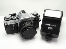 Canon AE-1 + 50mm f/1.8 Lens & 188A - New Light Seals - No Squeak - Working