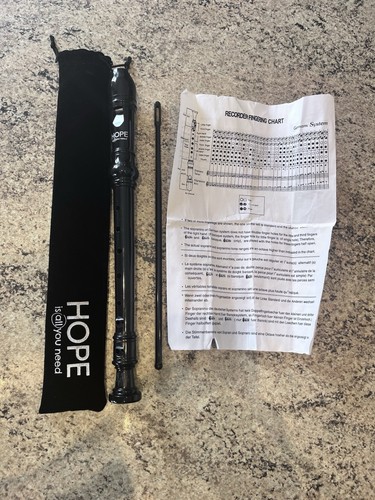 Black recorder - black,