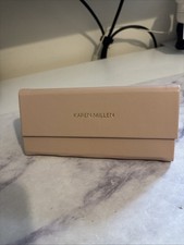 Karen Millen Eyeglasses Glasses Case Rose Semi Hard Cover Storage Magnetic