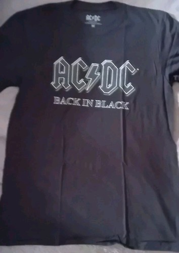 Back black t shirt - ac/dc, in