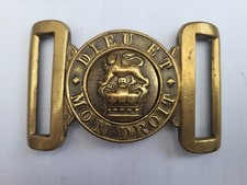 Victorian Brass General Service Belt Buckle And Assorted Buttons not polished