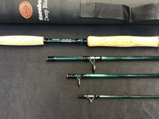 Vintage Snowbee Deep Blue XS 9ft 6" fly fishing rod Travel rod